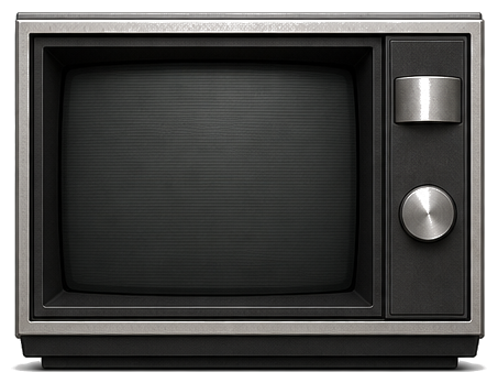 Retro CRT television shell
